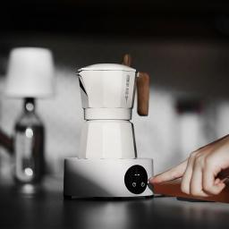 Base de Aquecimento Elétrica Cerâmica MHW-3BOMBER para Café, com Temperatura Ajustável, Placa Quente para Cafeteira Moka e Chaleira - Image 5