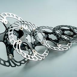 Zrace rotor de freio a disco de bicicleta mtb forte dissipação de calor flutuante 140mm 160mm 180mm 203mm - Image 3