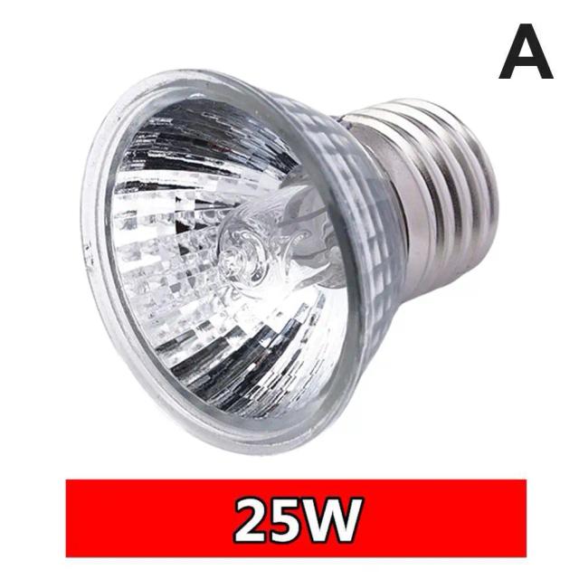 Lâmpada de Calor UVA UVB Espectro Completo para Répteis 20/50/75W