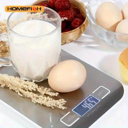 Balanças eletrônicas de alta precisão para confeitaria, ideais para cozinhas domésticas; balanças compactas para alimentos e confeitaria; os alimentos não entram em contato direto. - Image 5