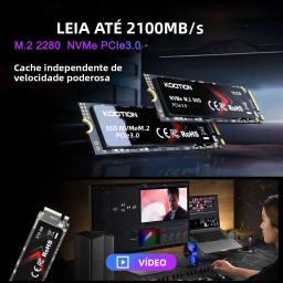 KOOTION SSD M2 NVME 256GB 512GB 1TB 2TB Disco Rígido M.2 2280 Gen3 PCIe 3.0X4 Unidade de Estado Sólido Interna para Laptop Desktop MSI X99 - Image 2
