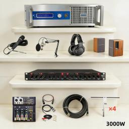 YXHT-1, Transmissor FM de 3KW (3000W), Sistema Completo Turnkey, Configuração de Estação de Rádio, Pacote Completo, Desempenho Estável PLL - Image 2