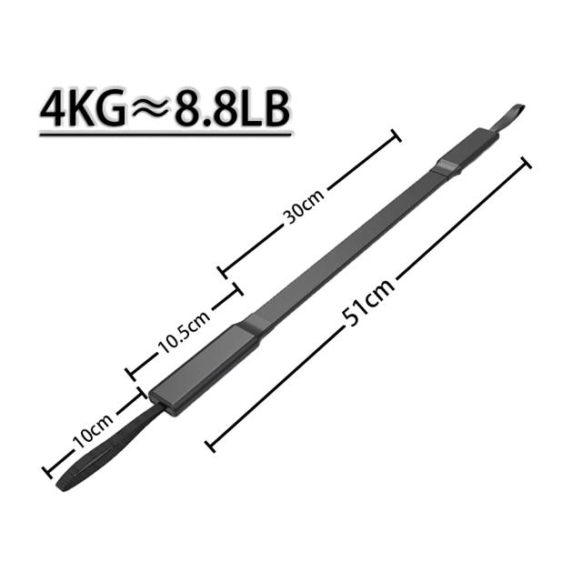 Barra de Exercício Fitness Power Bar para Fortalecimento Superior do Corpo 76cm
