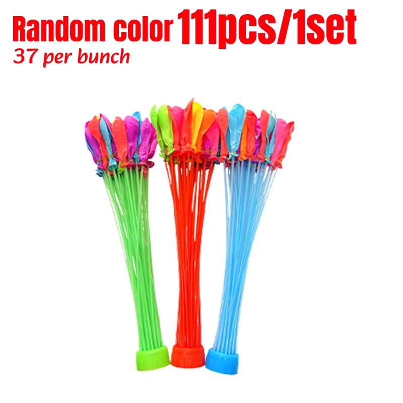 111 peças/1 conjunto de Balões de Água de Enchimento Rápido, Bombas de Água de Verão, Brinquedos para Festa na Piscina, Jogo de Equipe ao Ar Livre, Brinquedos de Água para Praia, Decoração Divertida para Festivais - Image 1