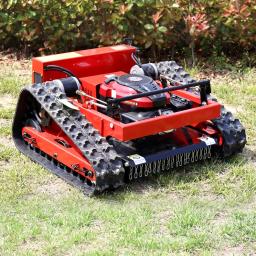 Cortador de relva robótico, motor a diesel, máquina para cortar relva, uso agrícola, esteiras de borracha, controlo remoto. - Image 3