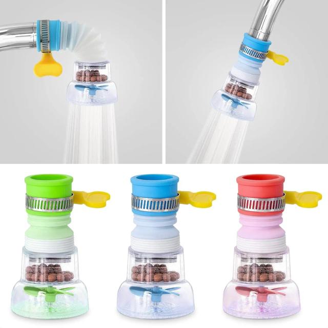 Extensor Torneira Cozinha Ajustável 360 Filtro Água Multicolorido