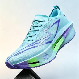 Tênis de Corrida Chunta com Placa de Carbono e Malha Respirável para Homens e Mulheres, Tênis Esportivos com Amortecimento e Antiderrapantes para Maratona - Image 5