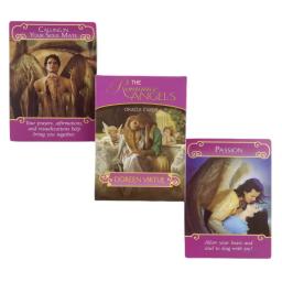 The Romance Angels Oracle Cards Um 44 Tarot Inglês ou Espanhol Adivinhação Edição Baralho Borad Games - Image 6