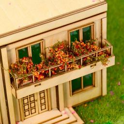 Conjunto de mini modelo de videira e flor -3 gramas/0,05 onças de plantas verdes artificiais, adequado para casas modelois, paisagismo, faça você mesmo cra - Image 6