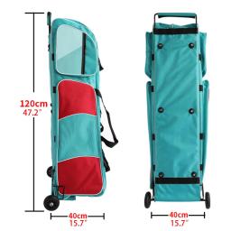 Bolsa de Esgrima com Rodas Leve com Alça Retrátil, Maleta de Transporte com Rodinhas para Entusiastas de Treinamento de Sabre e Espada - Image 4