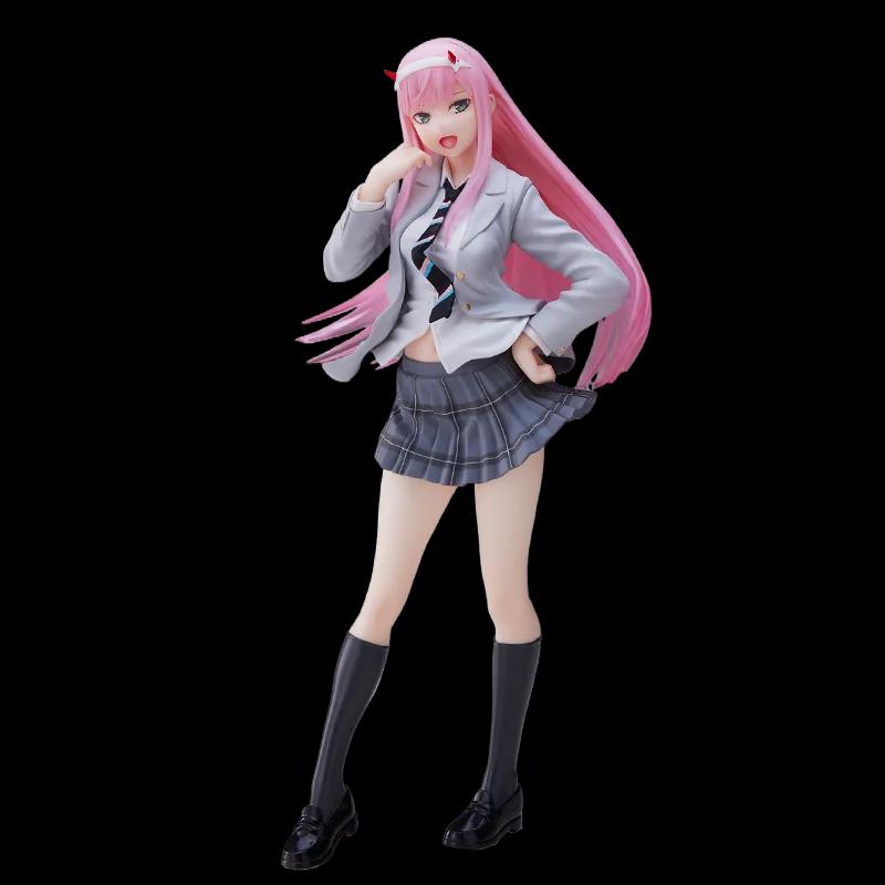 【EM ESTOQUE】Novidades Produto Original Taito DARLING in The FRANXX Zero Two Uniforme Ver. Figura de coleção para presente - Image 1