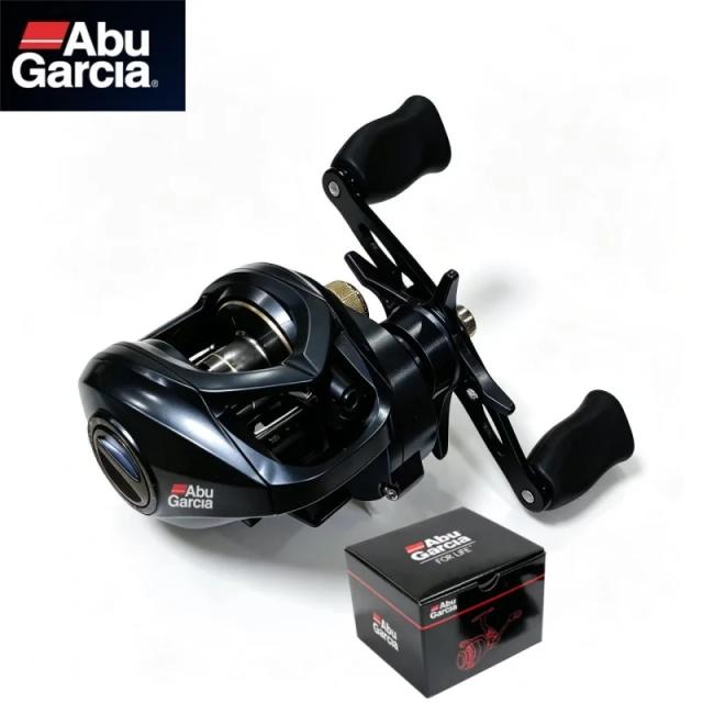 Carretilha Abu Garcia Metal com Drag de 18KG, Rolamentos de Alta e Baixa Velocidade, Carretilha Resistente para Pesca em Água Salgada