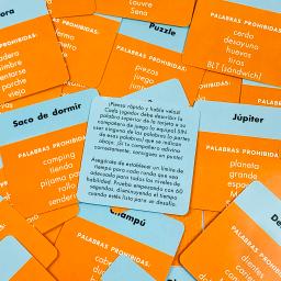 Cartas de jogo de tamanho mini espanhol "Nome que palavra!" 50 peças jogo de cartas jogo de cartas de reunião familiar jogo de acampamento - Image 5