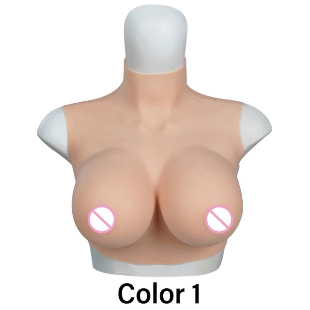 Formas de Silicone para Mamas - Silicone Realista - Peitos Falsos para Crossdressing e Cosplay