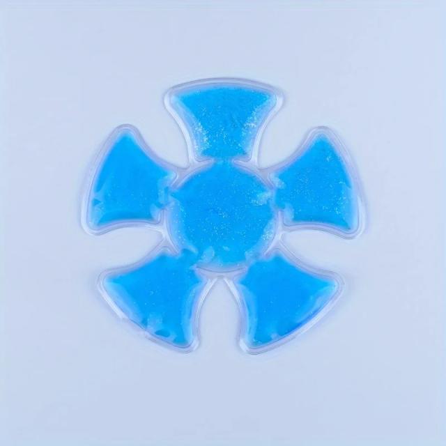 Pacote de gelo em gel de PVC Azul Almofada de Resfriamento Ajustável para Capacete Acessório Portátil Reutilizável