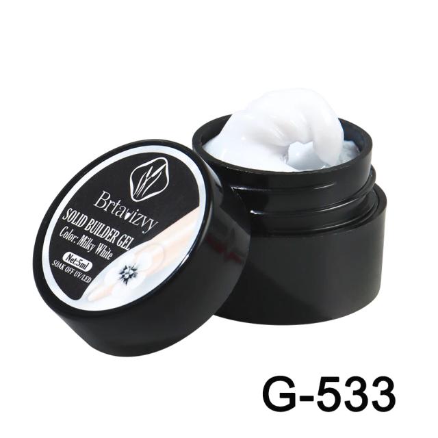 Gel de Escultura 3D Branco Pérola 5ml para Unhas