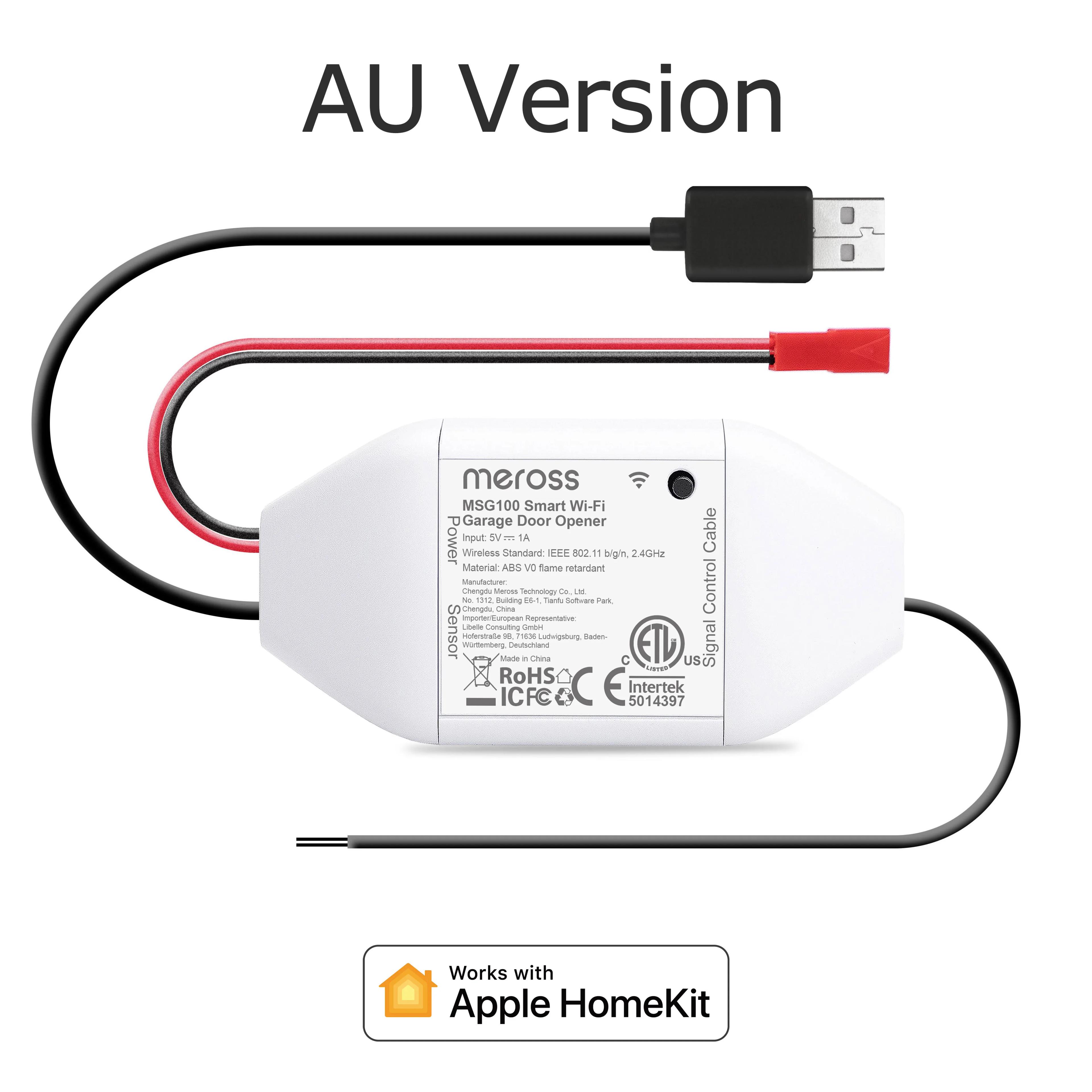 Meross HomeKit: Novo Abridor de Porta de Garagem Inteligente WiFi com Sensores e Controle Remoto, Compatível com Alexa, Google Assistant e SmartThings - Image 1