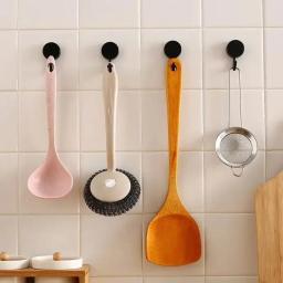 Gancho de parede autoadesivo, forte, sem perfuração, bolsa de casaco, porta do banheiro, cabide de toalha de cozinha, acessórios de armazenamento doméstico com 10 peças - Image 5