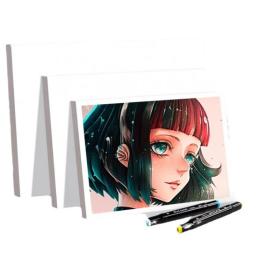 Papel de desenho artístico a5/a4, 120gsm, 20/50 peças, caneta marcadora, cor opaca para animação de desenho animado, pintura, arte, estudantes, suprimentos - Image 6