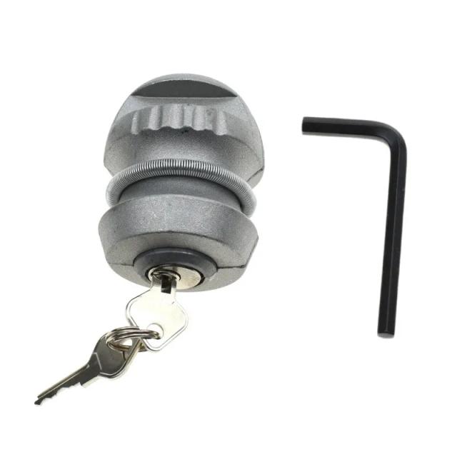 Engate de Reboque Universal 50mm - Trava de Bola Antirroubo para Caravana