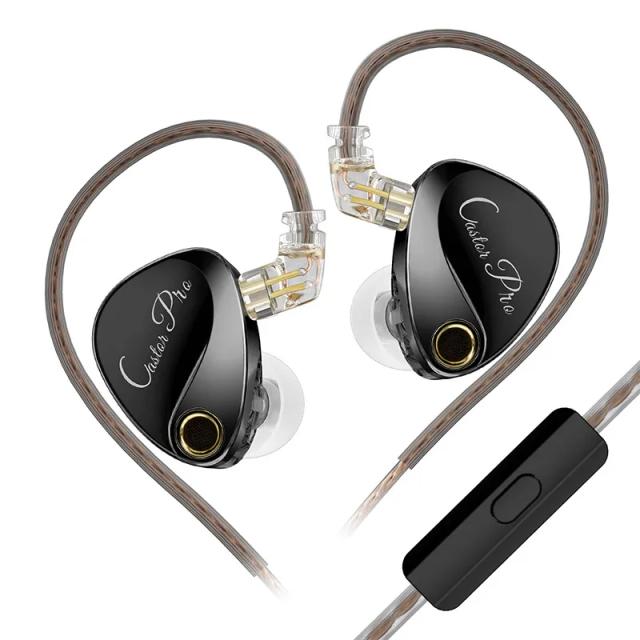 KZ Castor PRO Fones de Ouvido 2DD Dinâmico Alta Fidelidade Ajustável