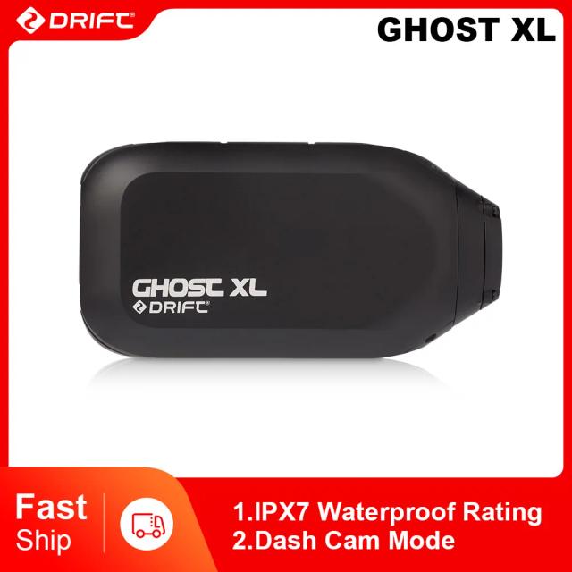 Deriva Ghost XL Câmera de Ação Vídeo Full HD 1080p Lente Rotativa Dash Cam à Prova D'água
