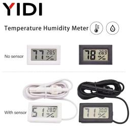 Mini digital squarethermo higrômetro termômetro sonda tester medidor de umidade temperatura interior sensor instrumento medidor detector - Image 5