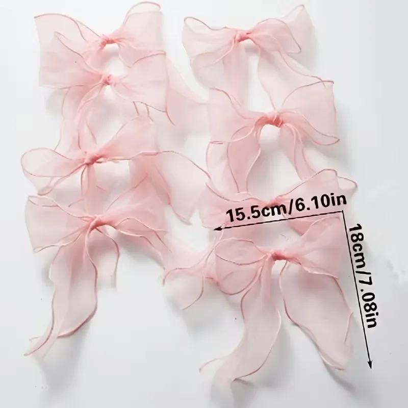 12-120 pçs arco rosa guirlanda pendurado pingente bowknot banner para meninas princesa festa de aniversário decoração de fundo de foto de casamento - Image 1