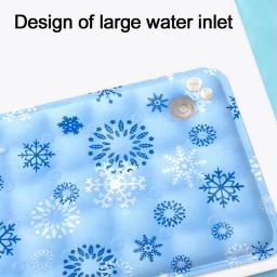 Tapete de Resfriamento para Pets com Gelo Seco, Almofada de Resfriamento para Animais de Estimação com Injeção de Água, Camas para Cães que Mantêm o Seu Pet Fresco, Impermeável e Resistente ao Desgaste para Cães e Gatos - Image 3