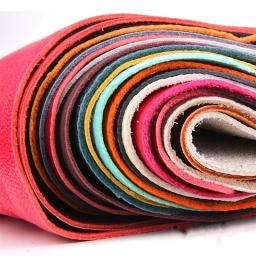 5 Peças de Couro Bovino de Cores Variadas para Artesanato em Couro DIY, Materiais de Couro em Diferentes Cores - Image 5