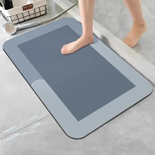 Tapete de Banho de Terra Diatomácea 40x60cm Super Absorvente e Antiderrapante