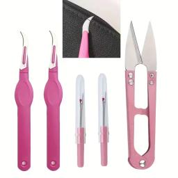 Kit de remoção de costura e removedor de linha, cortador de ponto de costura, ferramenta de corte e tesoura de corte de costura para remoção de linha - Image 1
