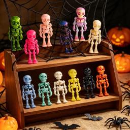 30 peças de miniaturas de esqueletos impressos em 3D – artigos de decoração para a casa, impressos em 3D, produtos impressos em 3D para decoração de quartos temáticos, presentes para as festas. - Image 1