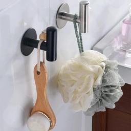 Gancho de parede adesivo de aço inoxidável, gancho de toalha para banheiro, cozinha, garagem, resistente, fixado na parede, hardware de cozinha - Image 6