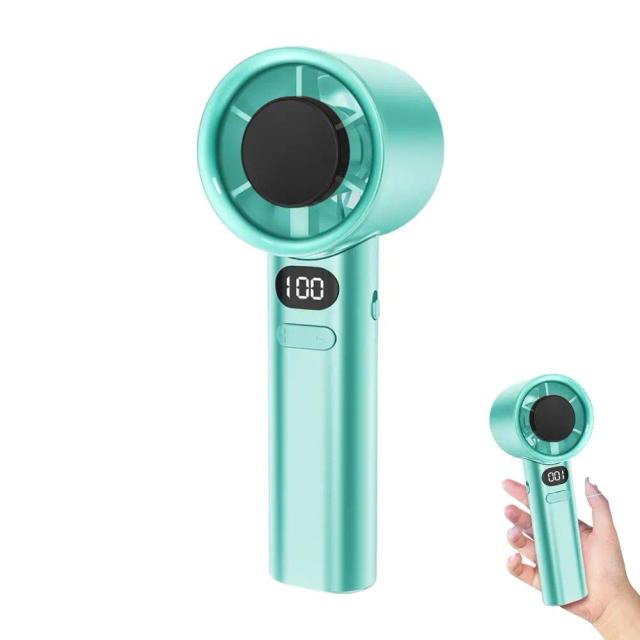 Ventilador Portátil de Mão 120 Velocidades USB Recarregável