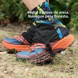 F1001 esportes ao ar livre unissex alta corrida trilha polainas capa protetora à prova de areia para triathlon maratona caminhadas reflexivo - Image 6