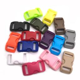 50 peças 10 peças 3/8 "10mm pulseira de fivela de liberação lateral de plástico paraquedas curvo 550 pulseira paracord acessórios diy - Image 3