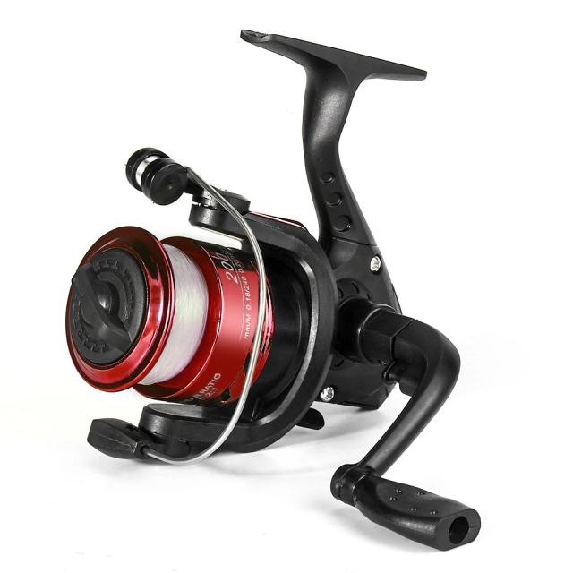 Carretilha de Pesca Giratória 200 5.2:1 Leve com Linha e Isca