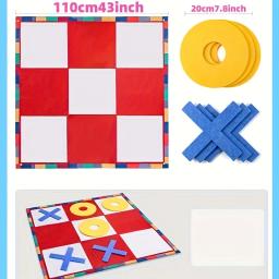 XO Xadrez e Cartas: Brinquedo Interativo para Ambientes Internos e Externos, Jogo de Lazer Esportivo para Cooperação em Equipe, Jogo de Festa para Adultos e Carnaval - Image 6