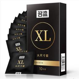 Preservativos de tamanho grande, 10/30 peças, luvas de látex lisas XL para adultos 18+, produtos eróticos íntimos, suprimentos de contracepção - Image 1