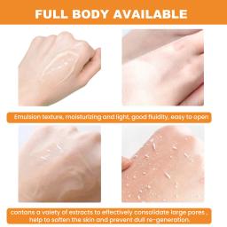 Laranja esfoliante gel removedor de manchas mortas iluminar peeling 50g reparação suave esfrega clarear hidratante hidratante cuidados com a pele coreano - Image 5