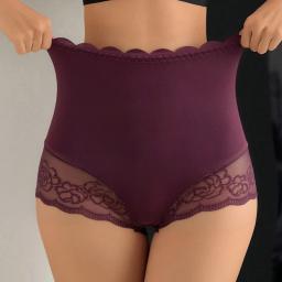 Calcinhas Femininas de Cintura Alta com Estampa de Leopardo, Lingerie Sexy e Charmosa, Respirável e Confortável - Image 2