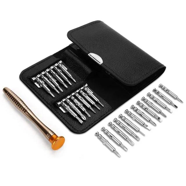 Kit de Ferramentas de Reparo de Precisão 25 em 1