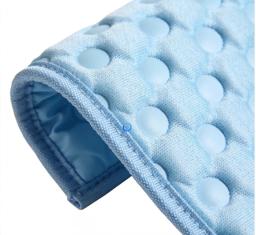 Tapete Refrescante de Verão para Pets, Almofada de Seda Gelada Respirável Antiderrapante Lavável para Cães e Gatos, Tapete Azul para Cama de Pet - Image 6