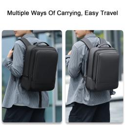 Nova mochila de viagem expansível de alta capacidade para homens e mulheres, mochila de deslocamento simples, bolsa de computador, mochila de negócios - Image 3
