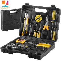 Conjunto de ferramentas de 8/9/12/13 peças, kit de ferramentas manuais para casa geral com caixa de ferramentas de plástico, estojo de armazenamento usado para reparo de carro e reparo doméstico - Image 1