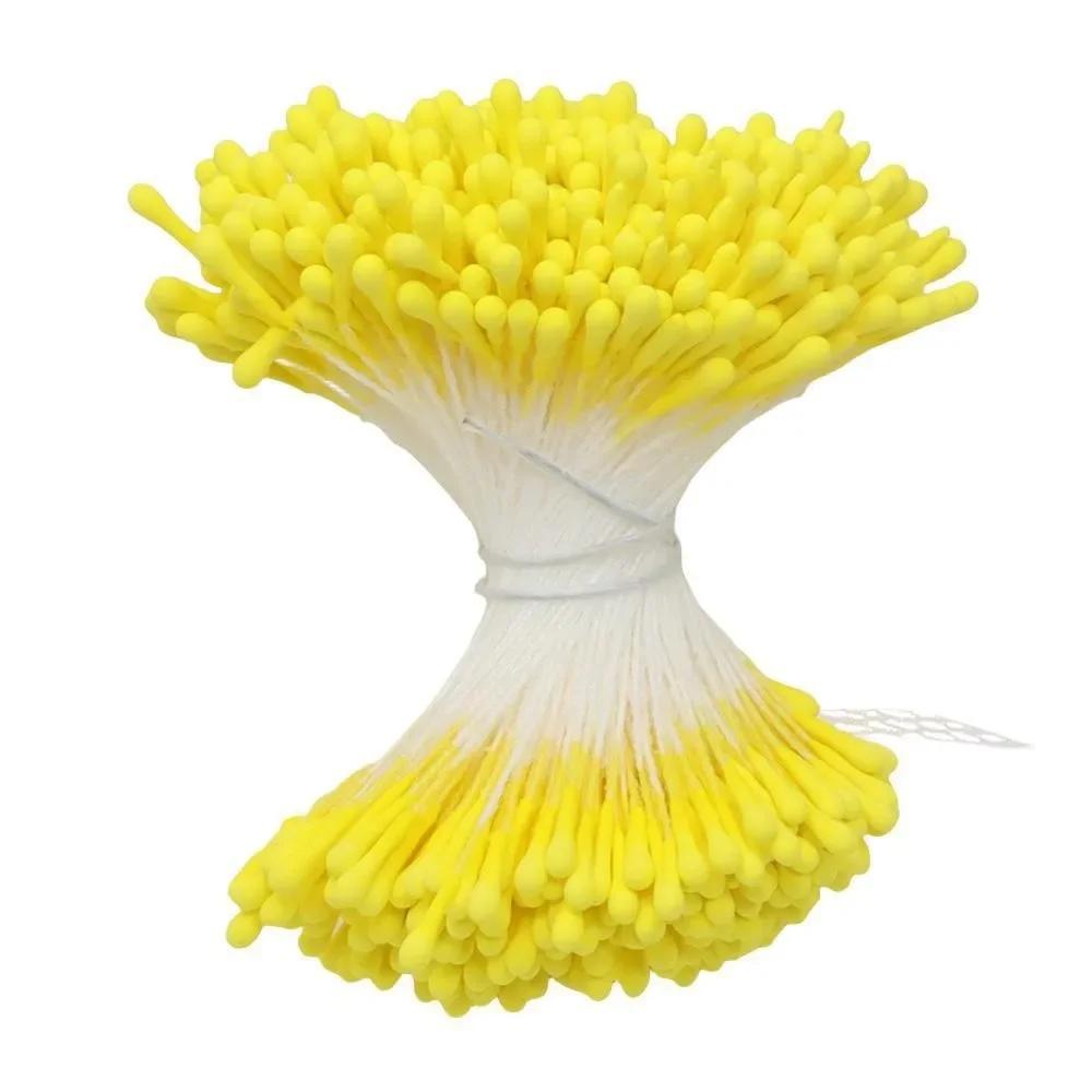400 peças de estames de flores artificiais de 2mm com várias opções, mini pistilos de pérola para decoração de casamentos, festas e casa, acessórios para DIY. - Image 1