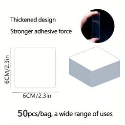 Fita adesiva dupla face resistente 50 peças-montagem instantânea de imagens e tapetes sem esforço, solução reutilizável sem unhas - Image 4