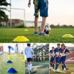 Cones de Disco para Treino de Futebol, Placas de Agilidade, Cones de Sinalização para Prática ao Ar Livre de Futebol e Basquete, Cores Aleatórias - Image 4