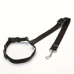 1pc pet cão e gato cinto de segurança encosto de cabeça do carro contenção ajustável corda de segurança cinto de segurança do carro acessórios para cães pequenos - Image 4